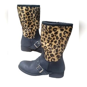 Eric Michael Faux Fun Leopard Print Boots